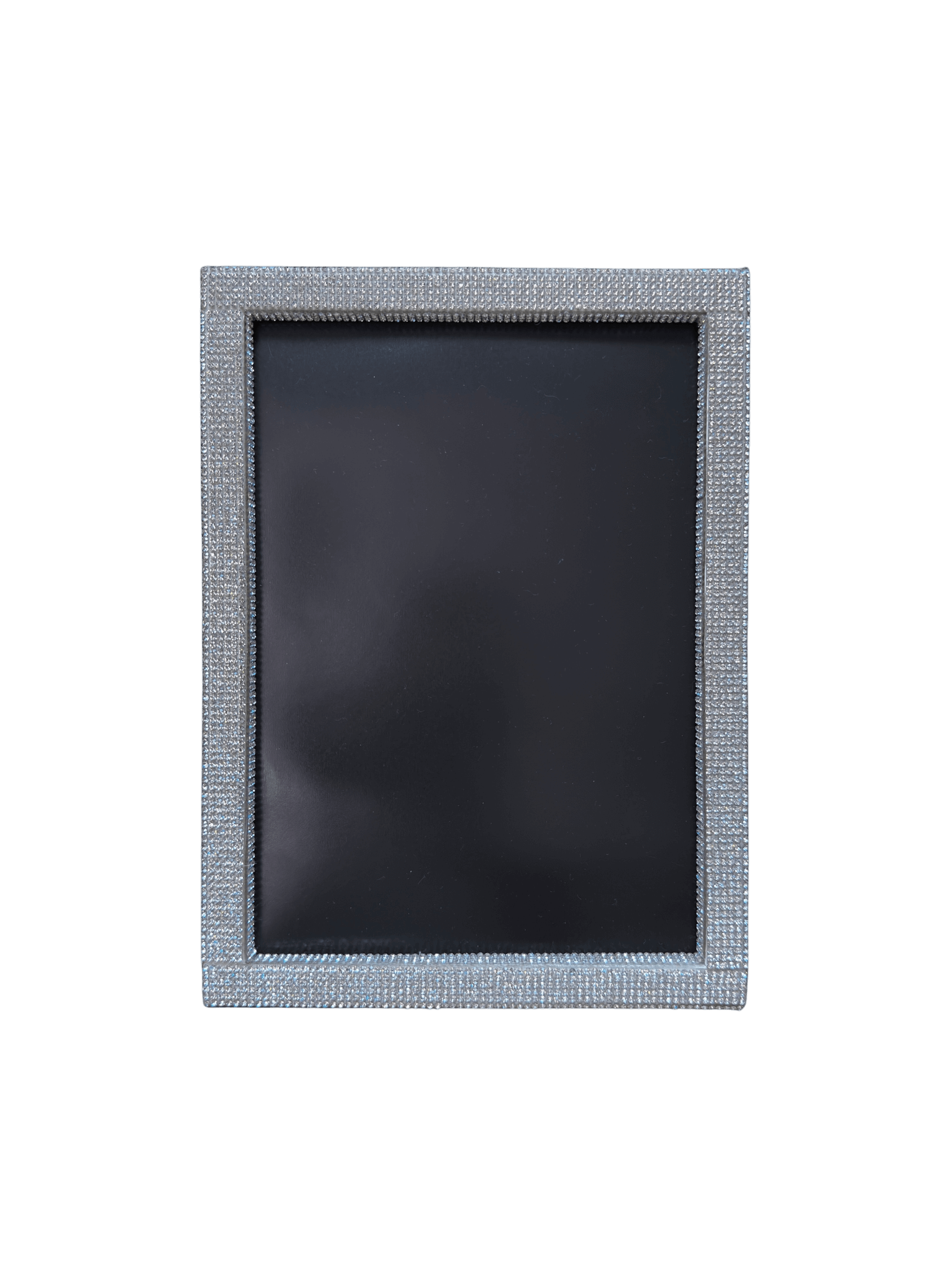 Ramka glamour srebrna mała